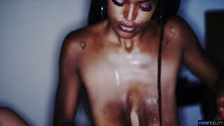 Tina Fire: She's On Fire [Big Tits, Ebony, Nude, POV, Interracial]
